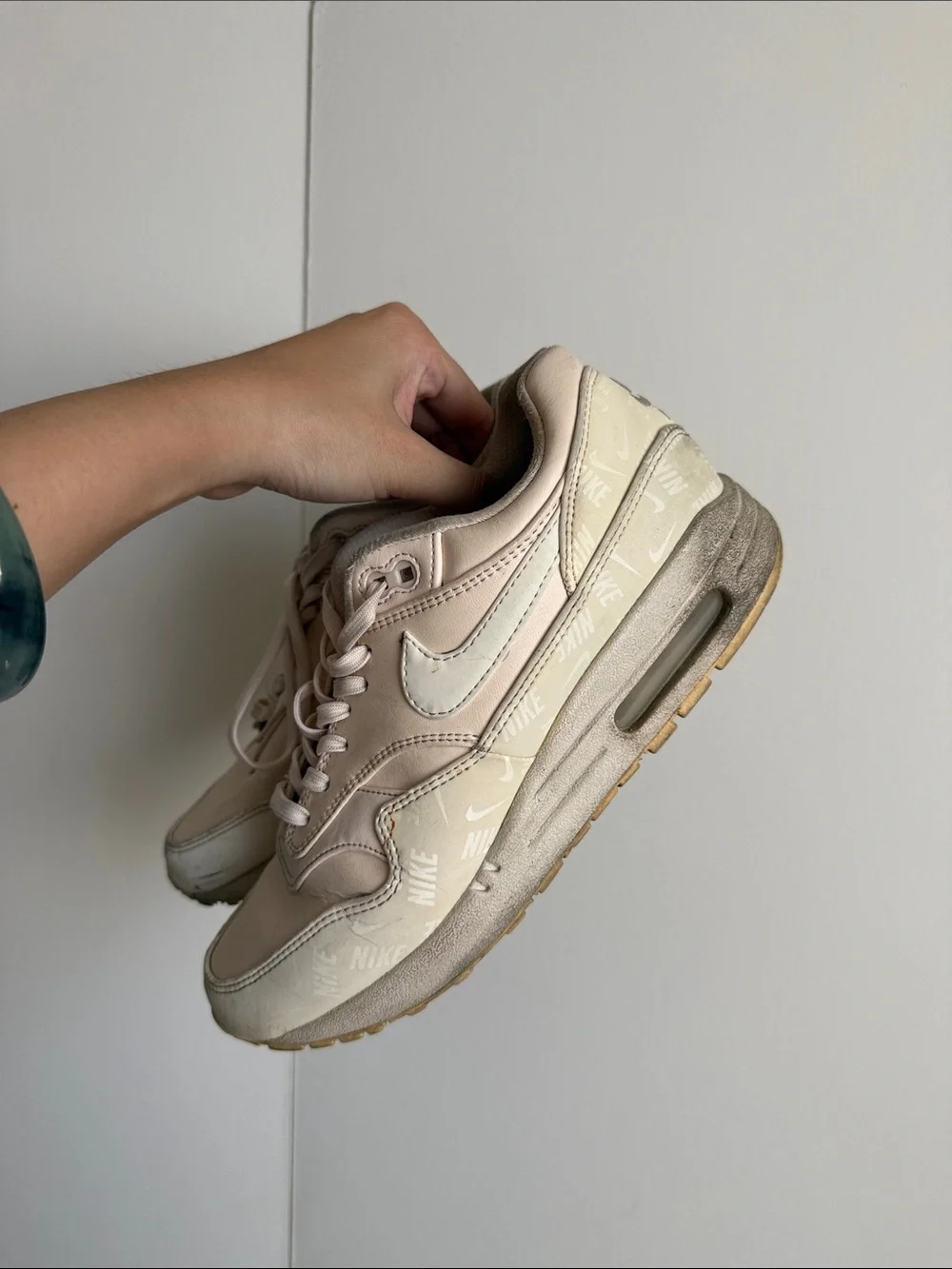 Nike Women’s Low-Top Sneakers in Blush and White